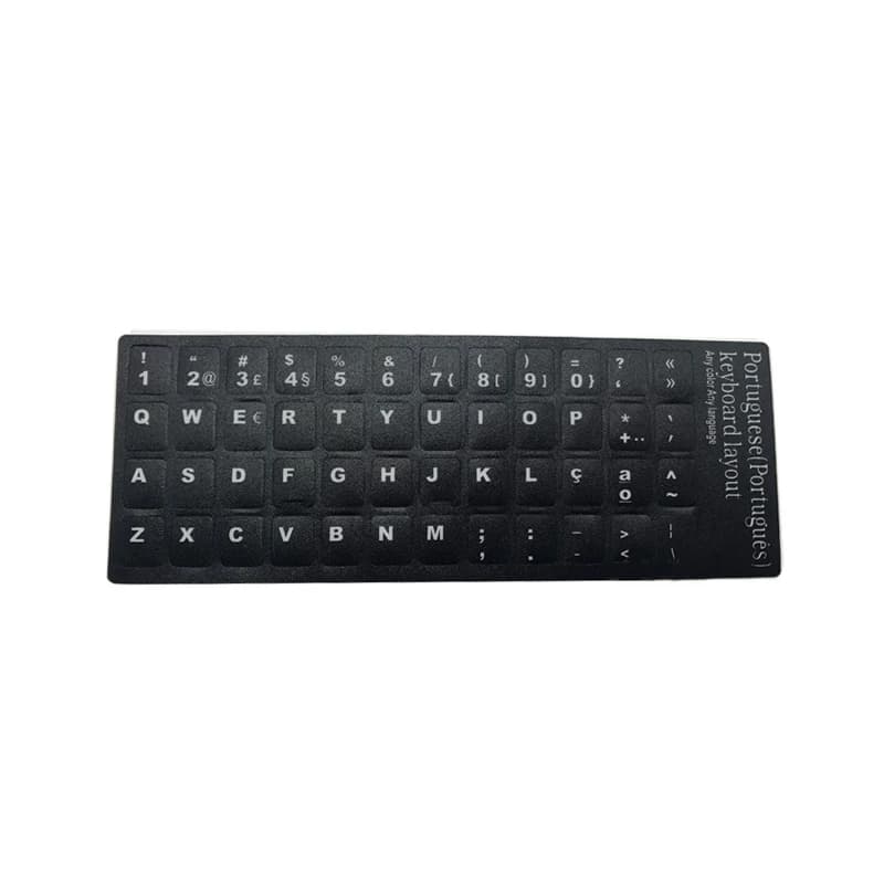 Autocollants de clavier pour ordinateur portable et de bureau, 21e, russe, arabe, coréen, italien, f