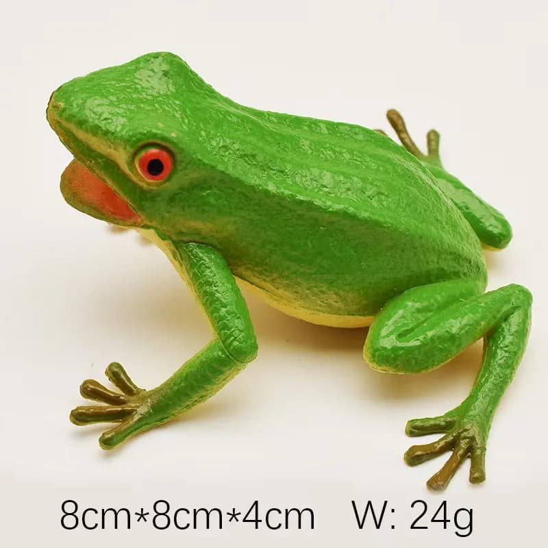 Figurines d'animaux réaliste en forme de grenouille, articles de farces originaux, cadeaux amusants 