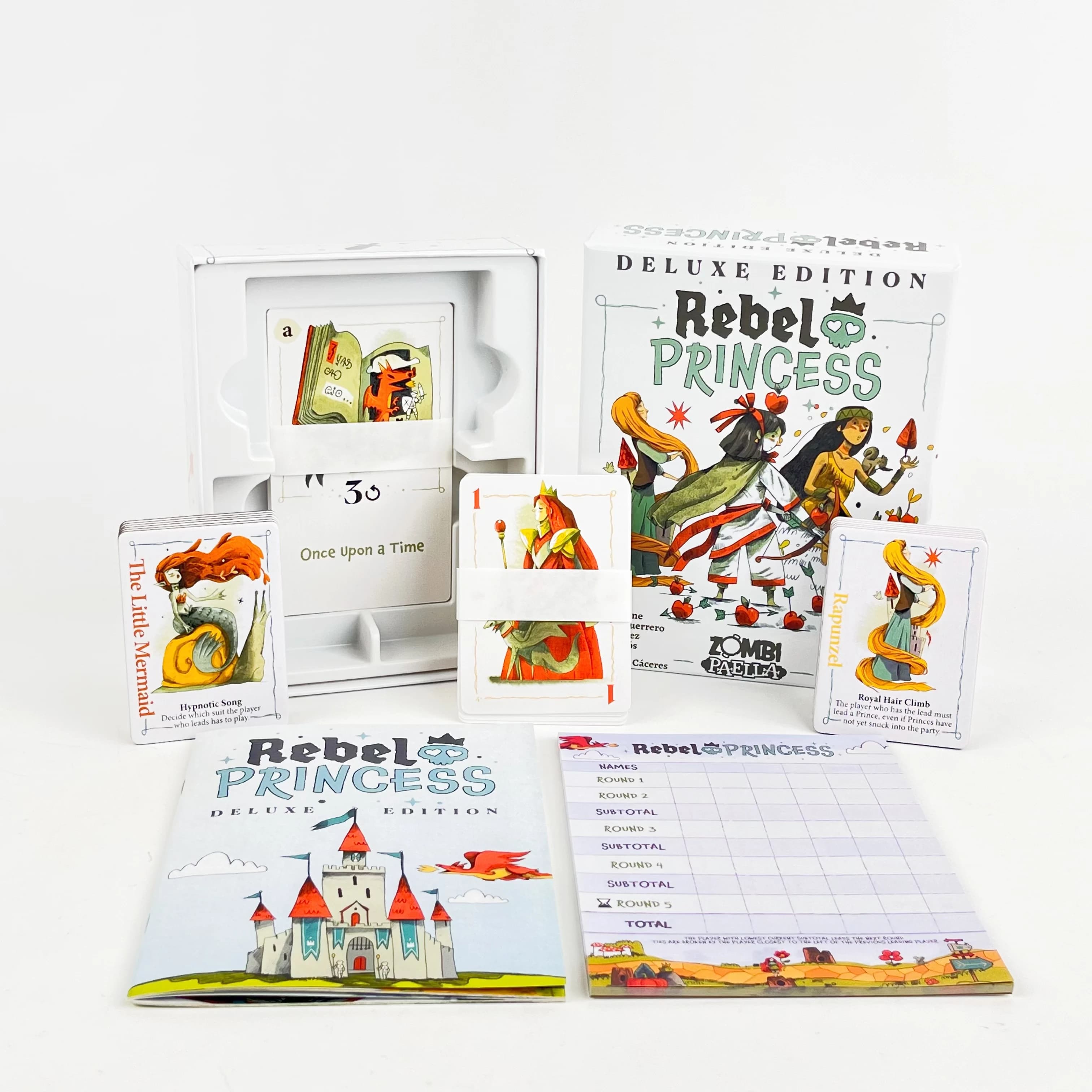 Jeu de cartes REBEL PRINCESS Deluxe Edition - CLASSIC TRICK-TAKING POUR 3-6 JOUEURS ! Jeu de société