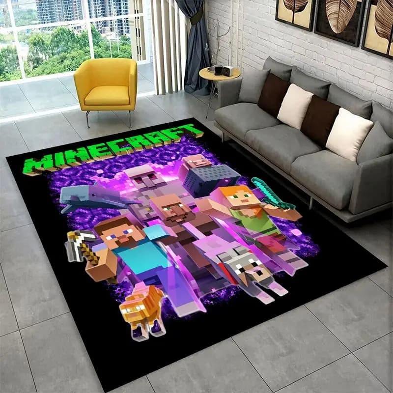 Tapis antidérapant pour salon, chambre à coucher, salle de jeux, tapis de sol, décoration de la mais