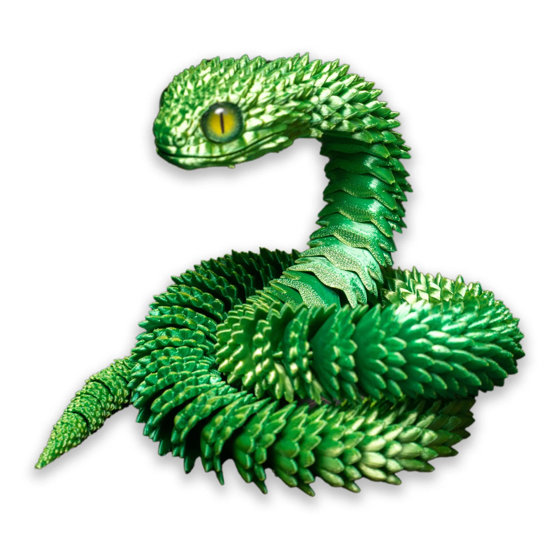 Simulation de Joint mobile serpent imprimé en 3D, figurines imprimées en 3d, décoration du nouvel an