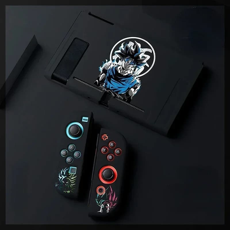 Étui de protection souple Anime Dragon Ball Son Goku pour Nintendo Switch OLED, étui de protection a