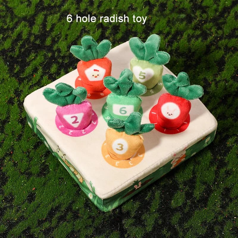 Jouet Montessori pour bébé, jeu de récolte de carottes, tirer le navet, formation des motricité, app