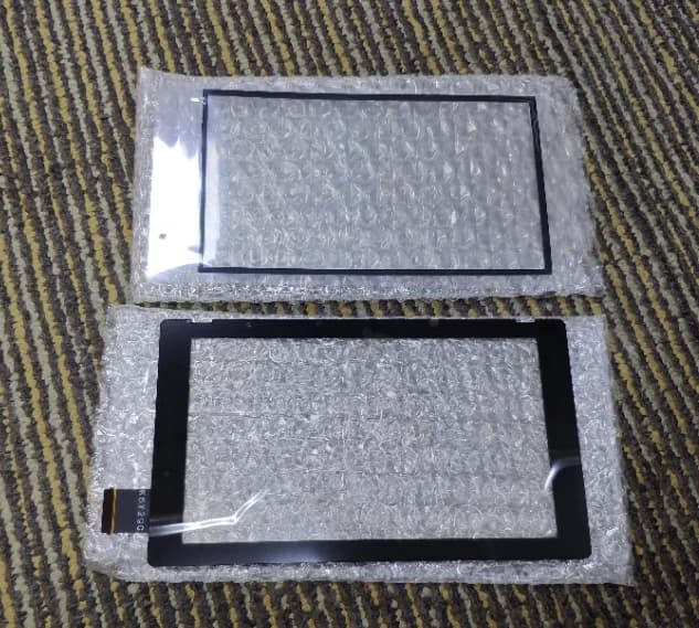 Un ensemble de numériseur d'écran tactile Lcd NS + autocollant adhésif Double face anti-poussière po
