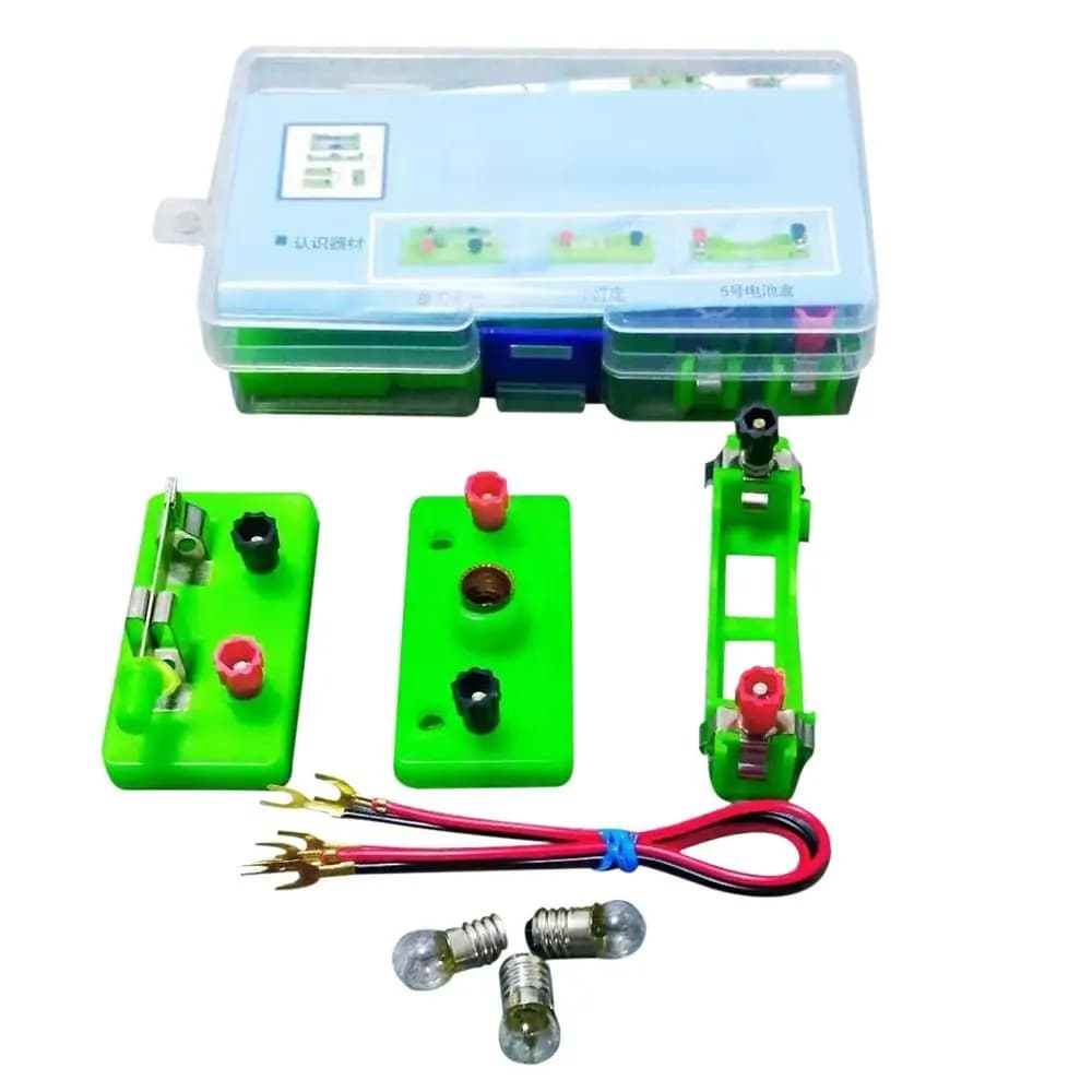 Jouet de capacité pratique, Circuit de base, ensemble d'expérimentation d'apprentissage Montessori, 