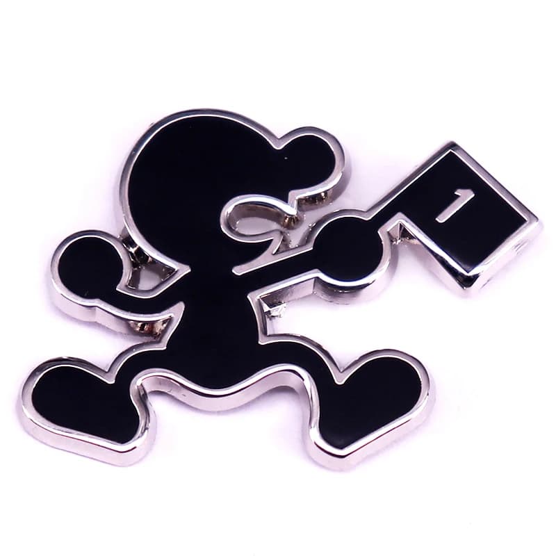 Mr. Game and Watch – épingle en émail, Badge de personnage de jeu de dessin animé, Collection de cad