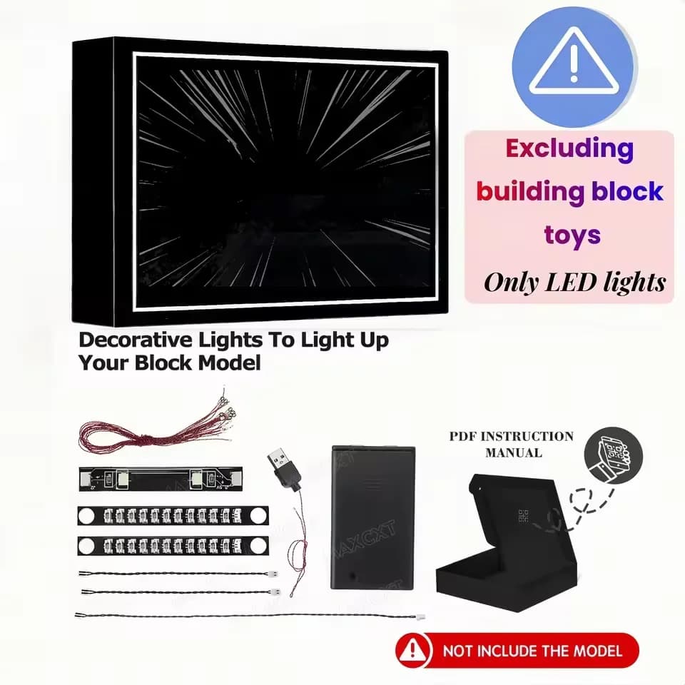Éclairage LED pour LEGO 72046 Game Boy, lampe décorative à monter soi-même, ensemble de blocs de con