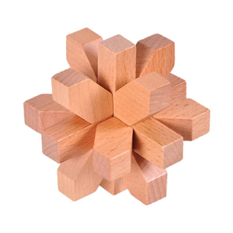 Puzzles 3D en bois, casse-tête à emboîter pour adultes, enfants, garçons et filles, casse-tête Luban