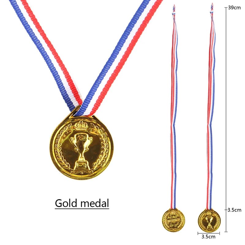 Gagnant de la médaille de football, or, argent, bronze, récompense, prix de la compétition, cadeau s