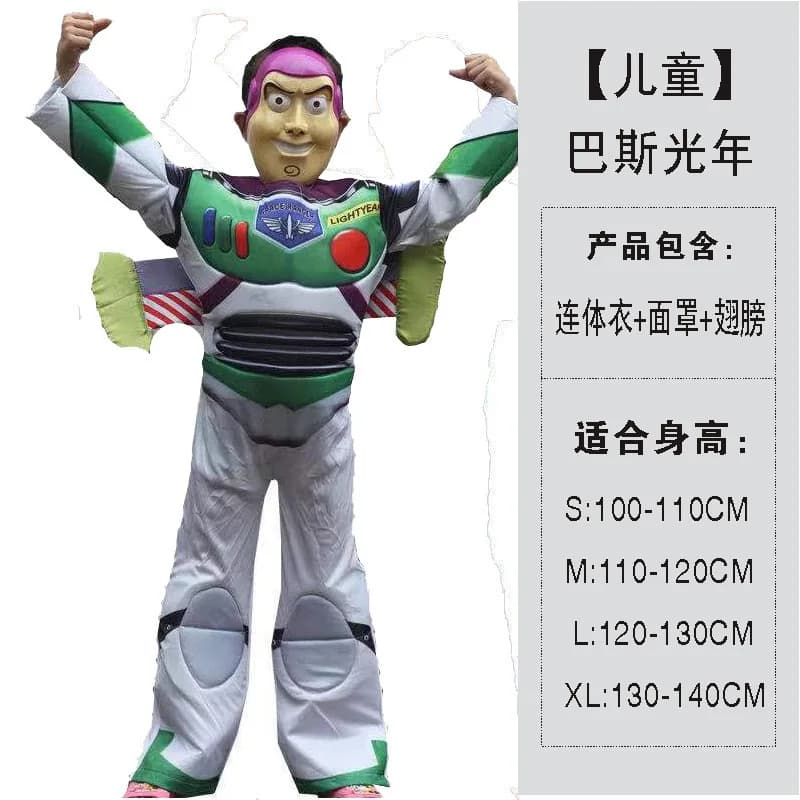 Costumes de cosplay Toy Club pour hommes et femmes. Combinaison Buzz et tenue de cowboy Woody - Jeu 