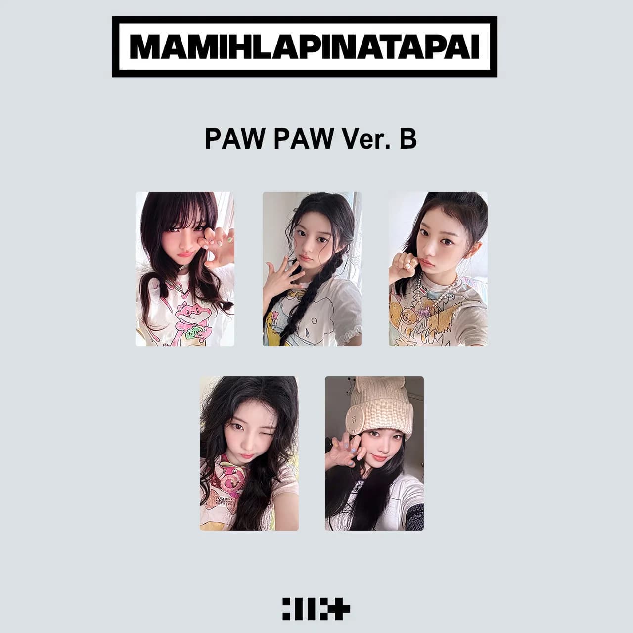 Nouvel album mini EP KPOP 4ème, It's Me, MAMIHLAPINATAPAI Wonhee Minju Yunah Moka, set de photocards