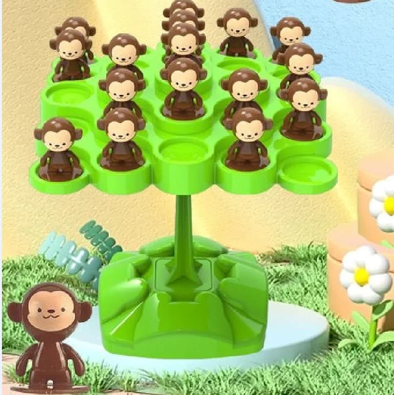 Monkey Balance Tree Focus Balance formation jouets pour enfants pliant série de musique Parent enfan