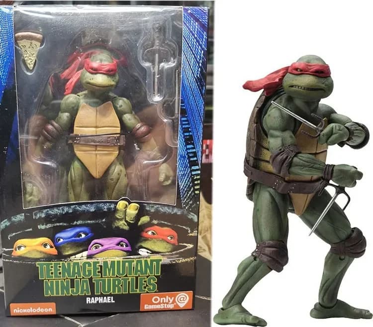 Neca Teenage Mutant Ninja Turtles, version du film de 1990, Tmnt, édition limitée, figurine articulé