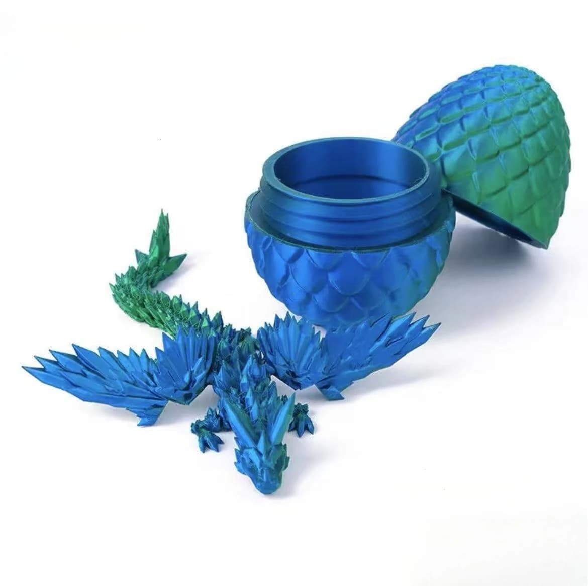 15cm 3D imprimé avec ailes mobiles Dragon Joint mobile Fidget jouet rotatif articulé bureau ornement