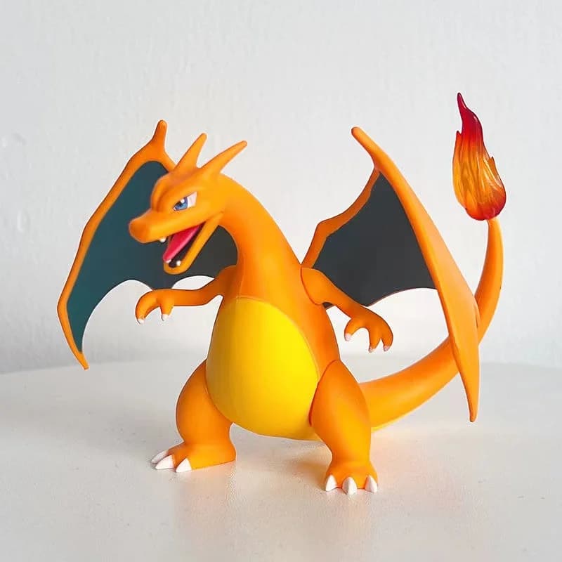 Figurines PokeMon GK Charizard Fire Dinosaur Anime Action Figure, Statue en PVC, Modèle Butter, Joue