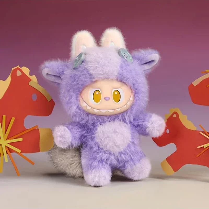 POP MART – pendentif en peluche en vinyle, série Have A Good Run, boîte aveugle, jouet mystère, Figu