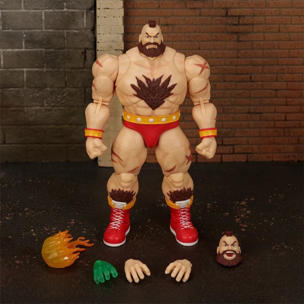 Jada Toys Ultra Street Fighter II: The Final Challengers Zangief Deluxe Ver 1/12 Scale Action Figure