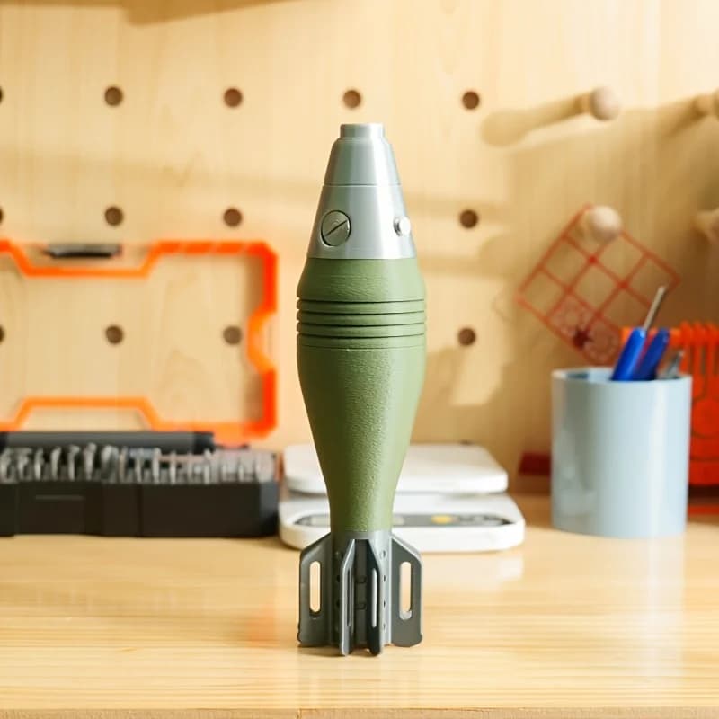 Modèle de coque de mortier M2 60 mm – Réplique réaliste imprimée en 3D, décor militaire non fonction