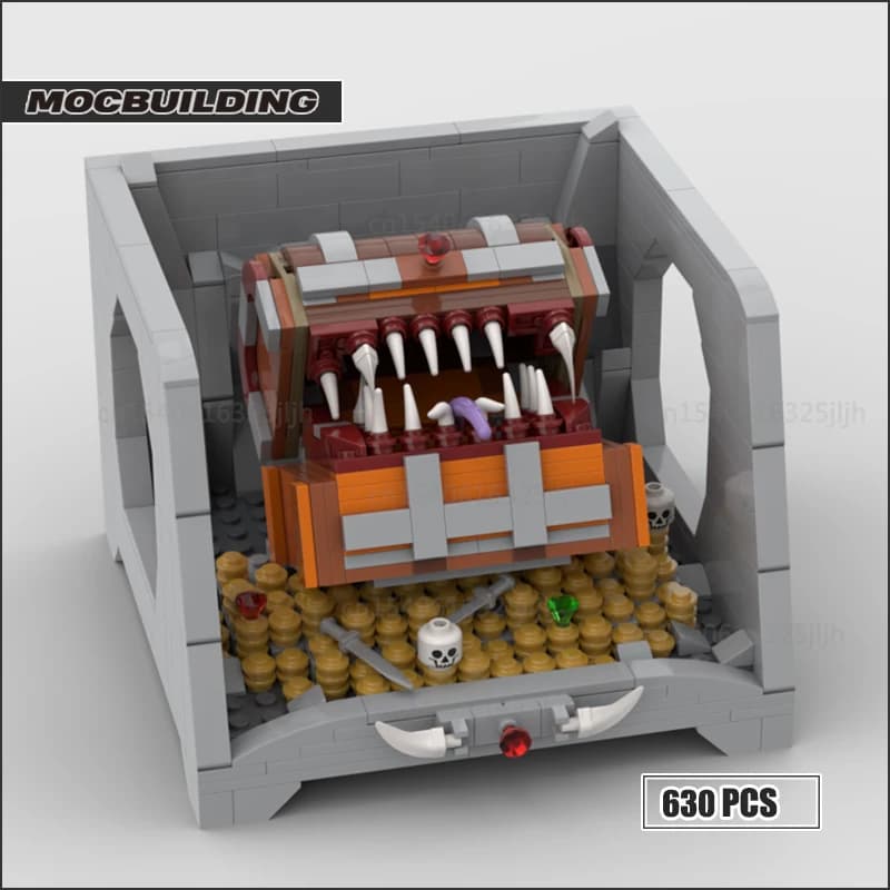 Trésor grotte Moc blocs de construction monstre modèle bricolage assemblage technologie briques Coll