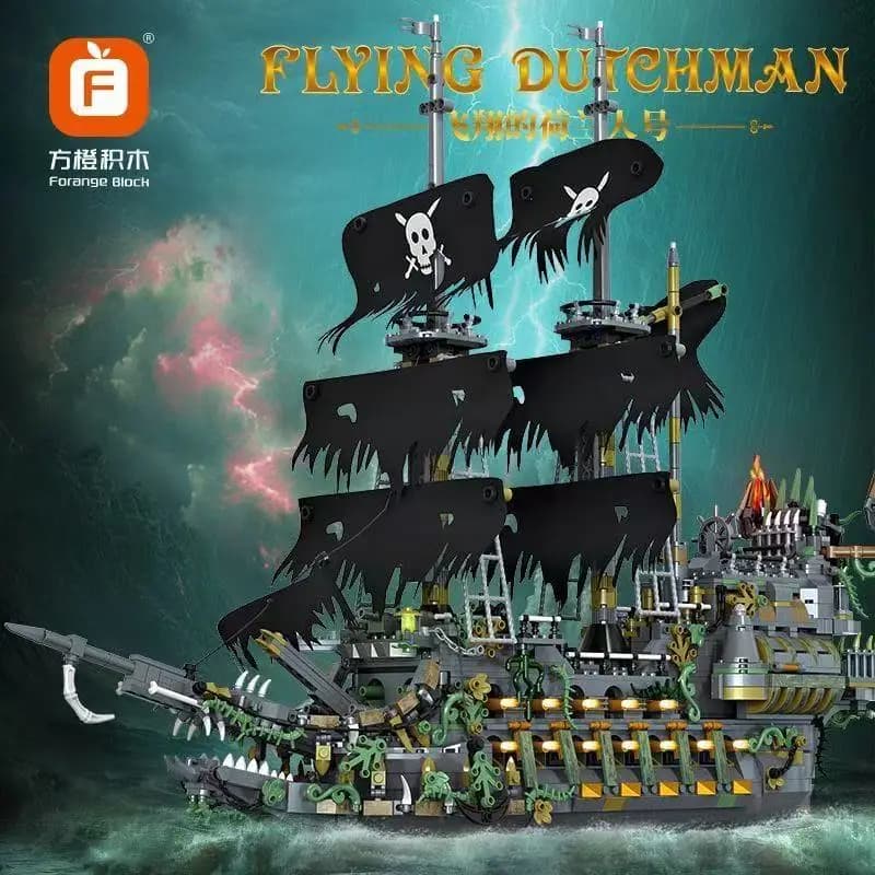 Fangcheng FC6015 modèle de navire hollandais volant bloc de construction éducatif jouet pour enfants