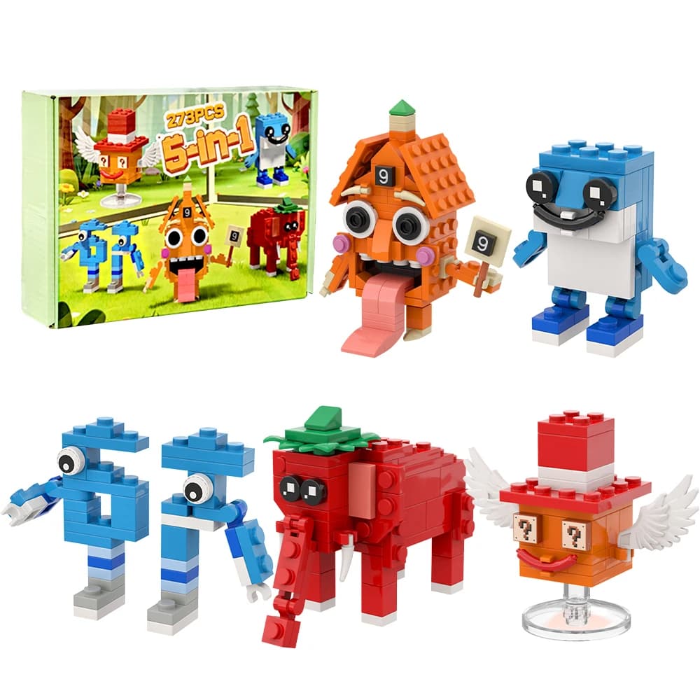 Blocs de construction Steal A Brainrot Tung Tung Sahur, cadeau, jouet de construction STEM, briques 