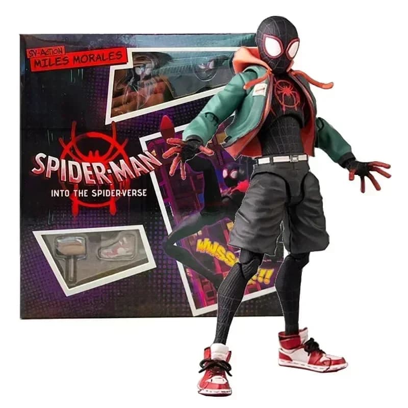 Figurines d'action SpidSuffolk, Gwen, Peter, Collection Anime Spider-verse, Sentinel, Miles Morales,