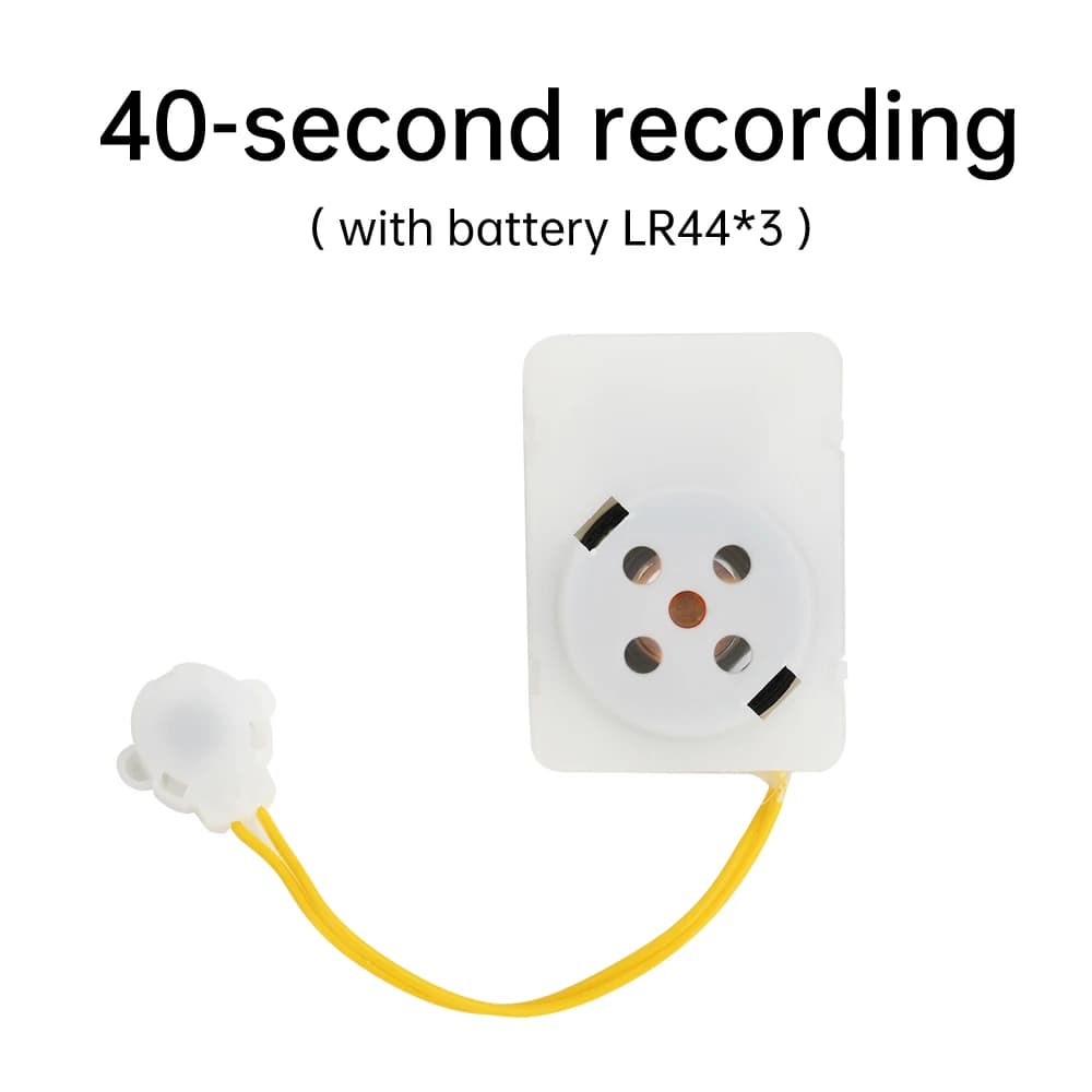 40sec/5min jouet en peluche enregistreur de Message vocal boîte vocale Module sonore jouet en peluch