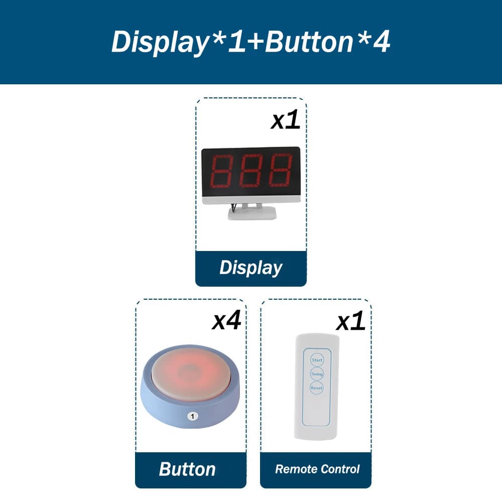 Système de buzzer de jeu d'interrogation à quatre couleurs, trois modes de réponse, système de buzze