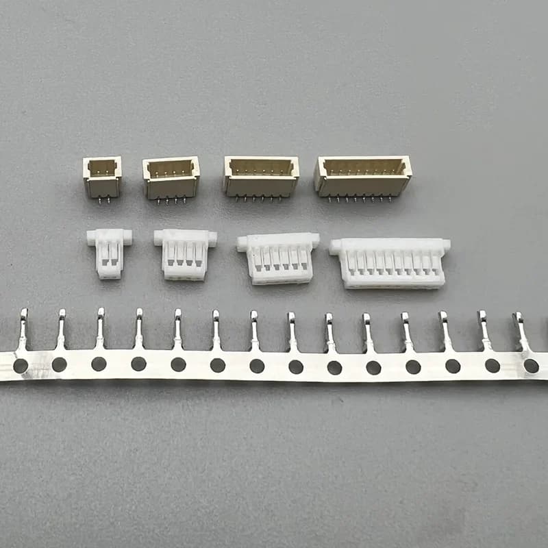 10 jeux de connecteurs JST SH1.0, pas de 1.0mm, prise verticale/horizontale SMT + boîtier + bornes 2