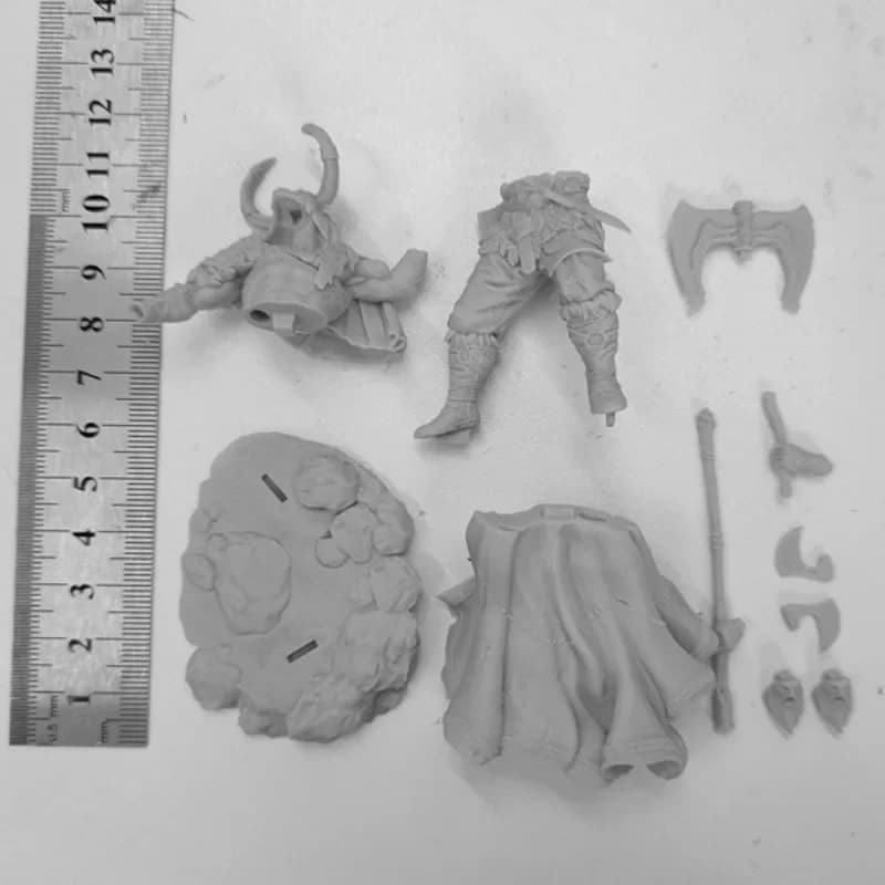 Kit de figurines en résine, personnage fantastique Miniature, dieu de la guerre Viking GK, jouet Dio