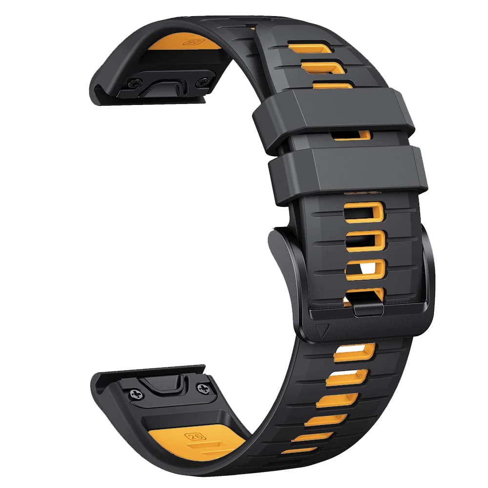 Bracelet de montre sport en silicone 22/26 mm pour Garmin Fenix 8 Pro E 7 7X 6 6X Pro/TACTIX/Enduro 