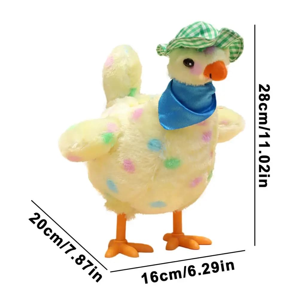 Jouets interactifs en peluche pour animaux de compagnie, œuf en peluche jetable, figurine itude amus