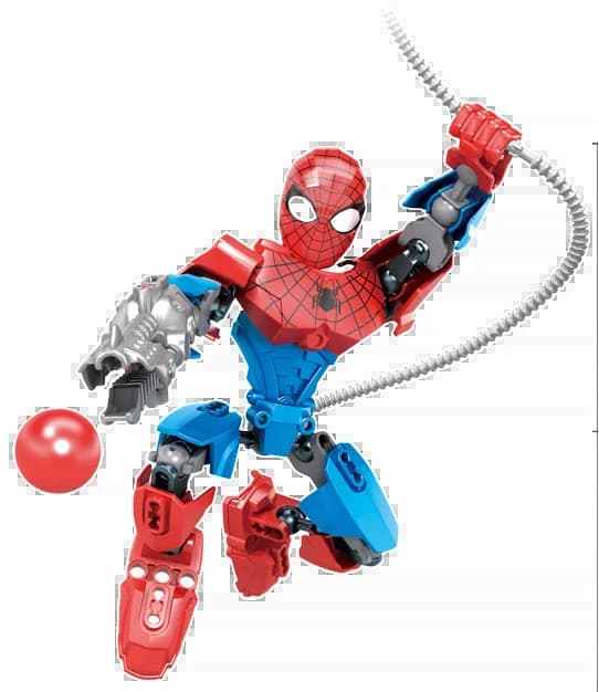 Figurine de héros en fer, grandes figurines à assembler, blocs de construction en briques, jouets d'