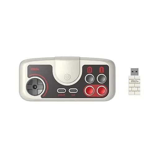 Manette de jeu sans fil 8bitdo PCE Core 2.4G, pour moteur PC, Mini moteur PC CoreGrafx Mini TurboGra
