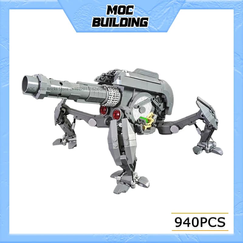 Blocs de construction MOC Série Cinéma Spatial Modèle de Robot de Combat Canon Briques à assembler D