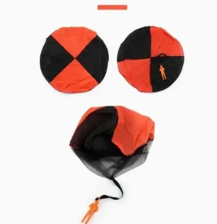 Jouet de parachutiste en plein air pour enfants, Sport volant éducatif pour enfants, lancer à la mai