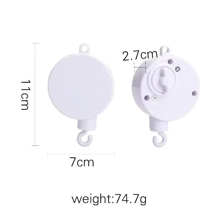 Jouet mobile animaux de la forêt pour bébé de 0 à 12 mois, cloche de lit pour nouveau-né, musique, s