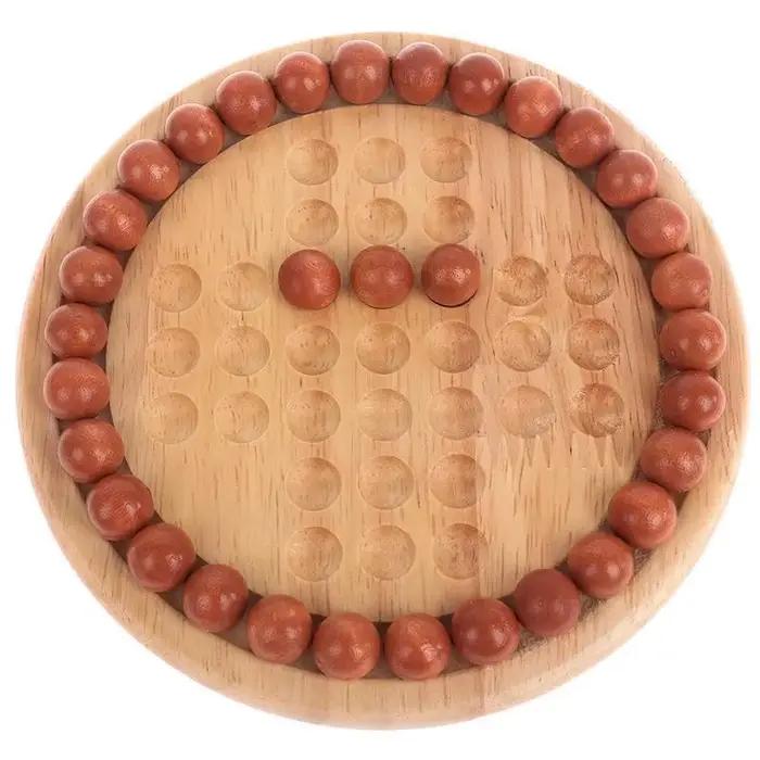 Jeu De société classique Europe, cheville d'échecs unique, casse-tête Solitaire, jeux stratégiques p