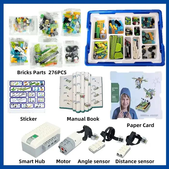 Wedo2.0 Bloc de programmation Robot 45300 Pellet de puzzle compatible pour les élèves du primaire