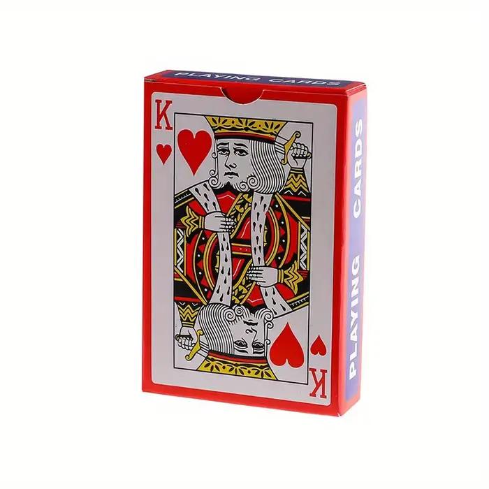 Cartes à jouer, format poker, index standard, cartes pour le Blackjack, l'Euchre, le Canasta
