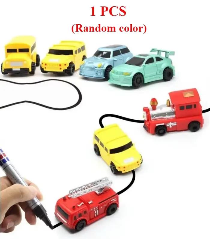 Un jouet interactif pour enfants avec un véhicule électrique créatif à capteur et un modèle de cours