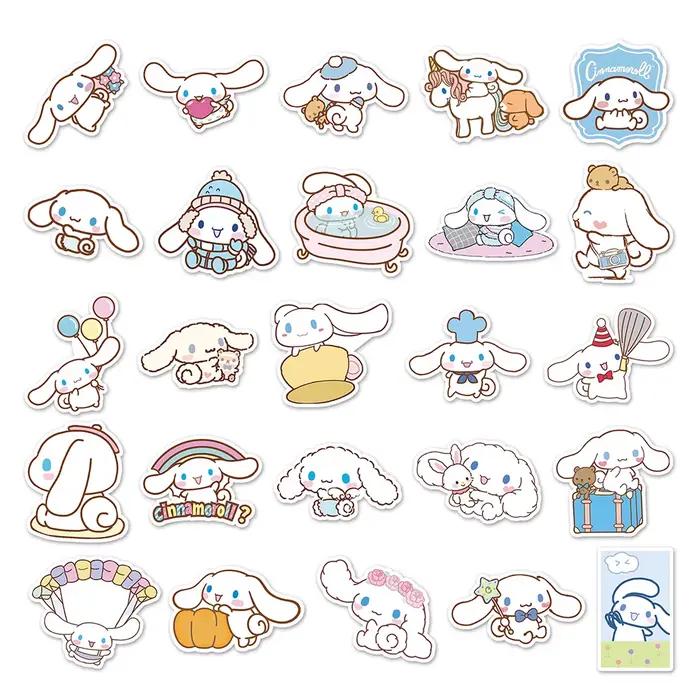 10/30/50 PIÈCES Drôle Cinnamoroll Autocollants Dessin Animé Mignon Enfants Jouet Autocollants PVC BR