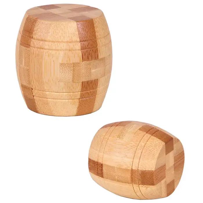 Kong Ming Lock en bois Lu Ban Lock IQ casse-tête jouet éducatif pour enfants enfants Montessori 3D P