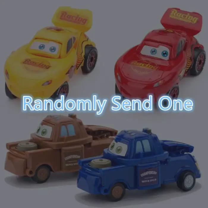 Voitures transformables Disney Toy Story Lightning McQueen Q-Style Egg Racing Models Friends, cadeau