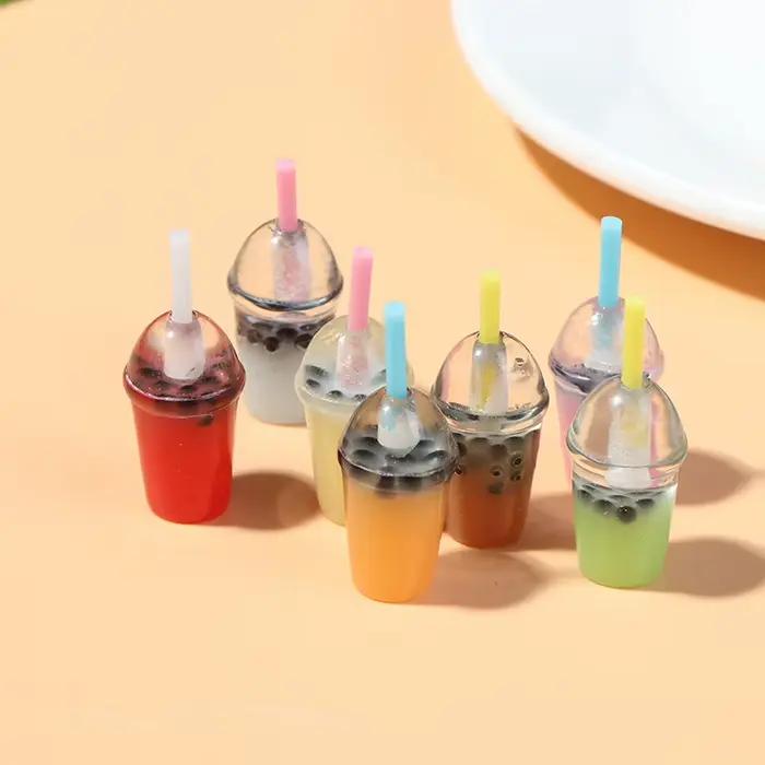5 pièces 1:12 maison de poupée Miniature perle lait thé tasses poupées cuisine nourriture