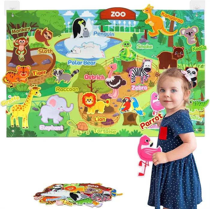 Jouet Montessori système solaire, histoire en feutre, ensemble de planches occupées pour les tout-pe
