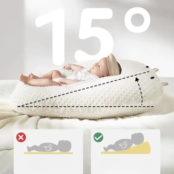 Coussin de pente Anti-crachat pour bébé, nouveau-né couché, oreiller d'allaitement, outil magique, l
