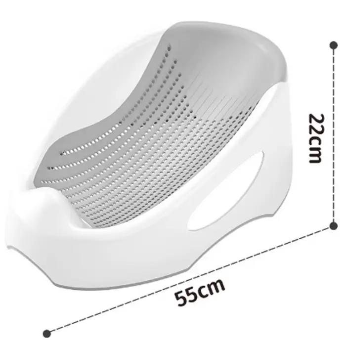 Baignoire pour bébé, Support en maille de Silicone, Base antidérapante, baignoire de natation pour b