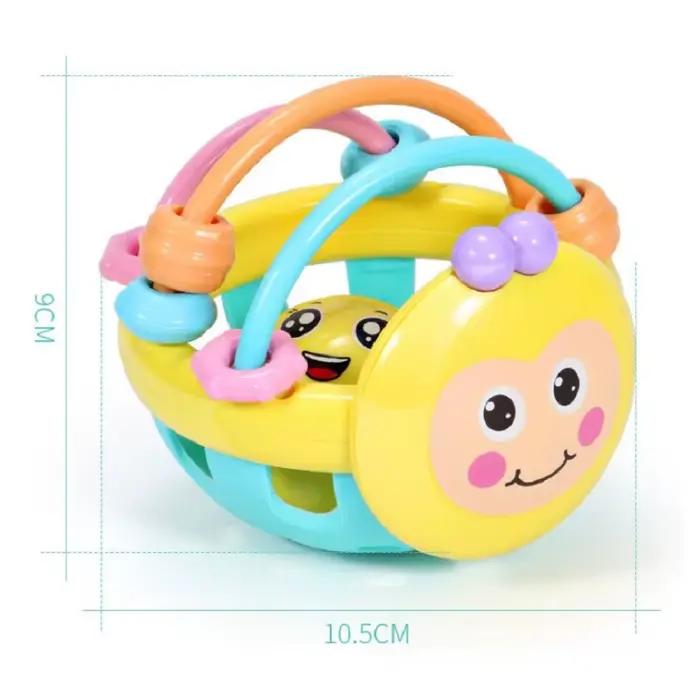 Jouets de dentition doux pour bébé, anneau de dentition sensoriel éducatif précoce pour nouveau-né,