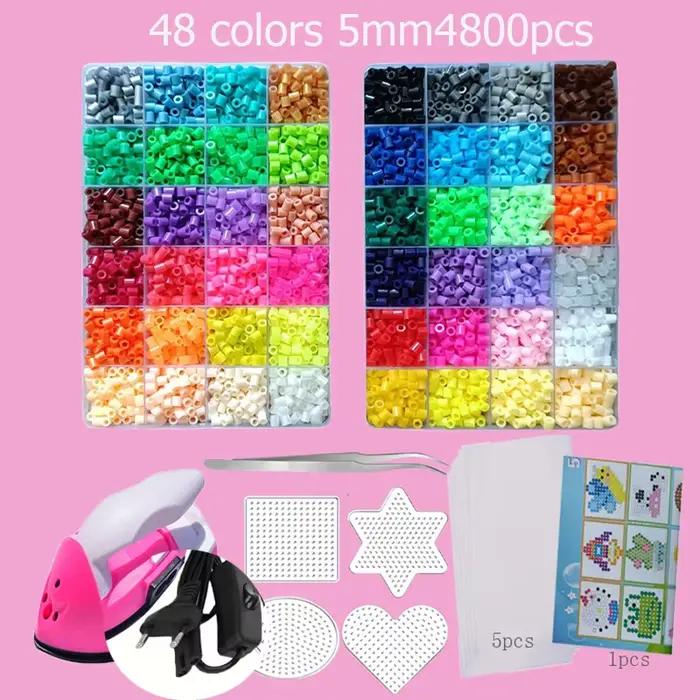 Hama Beads Box Embalagem mosaïque thermique Ferro Education perles, perles de repassage fusible perl